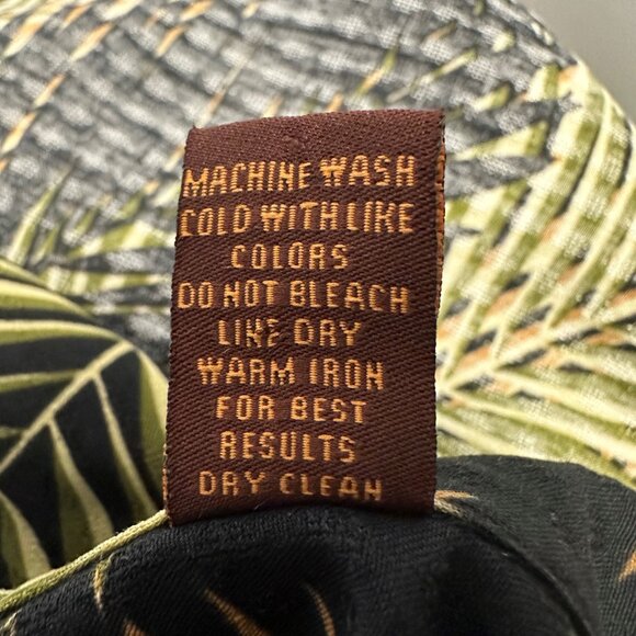 Tori Richard Hawaiian Men's Shirt Palm Leaf Pattern Size 2XL - Picture 6 of 10